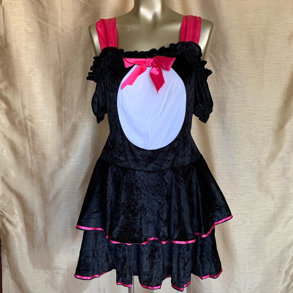 Halloween Cosplay Costume Women Sexy Mouse 3 Blind Mice Dress Rave Festival